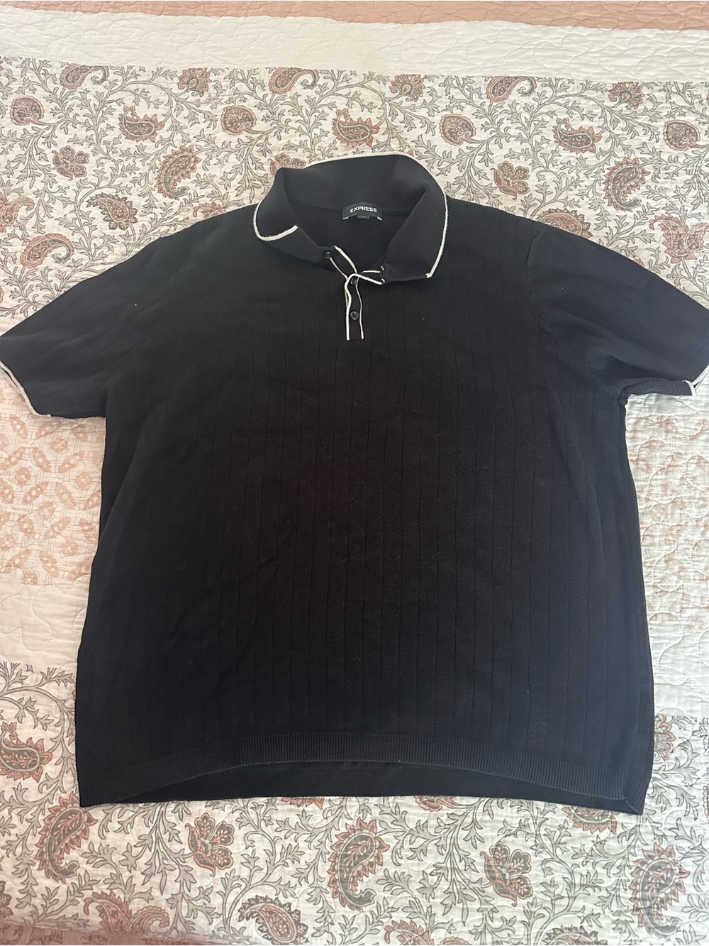 Express Men Knit Polo Shirt